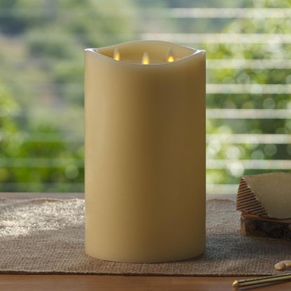 Luminara Tri-Flame Flameless Indoor LED Candle for Decor, Battery Operated (Like New)