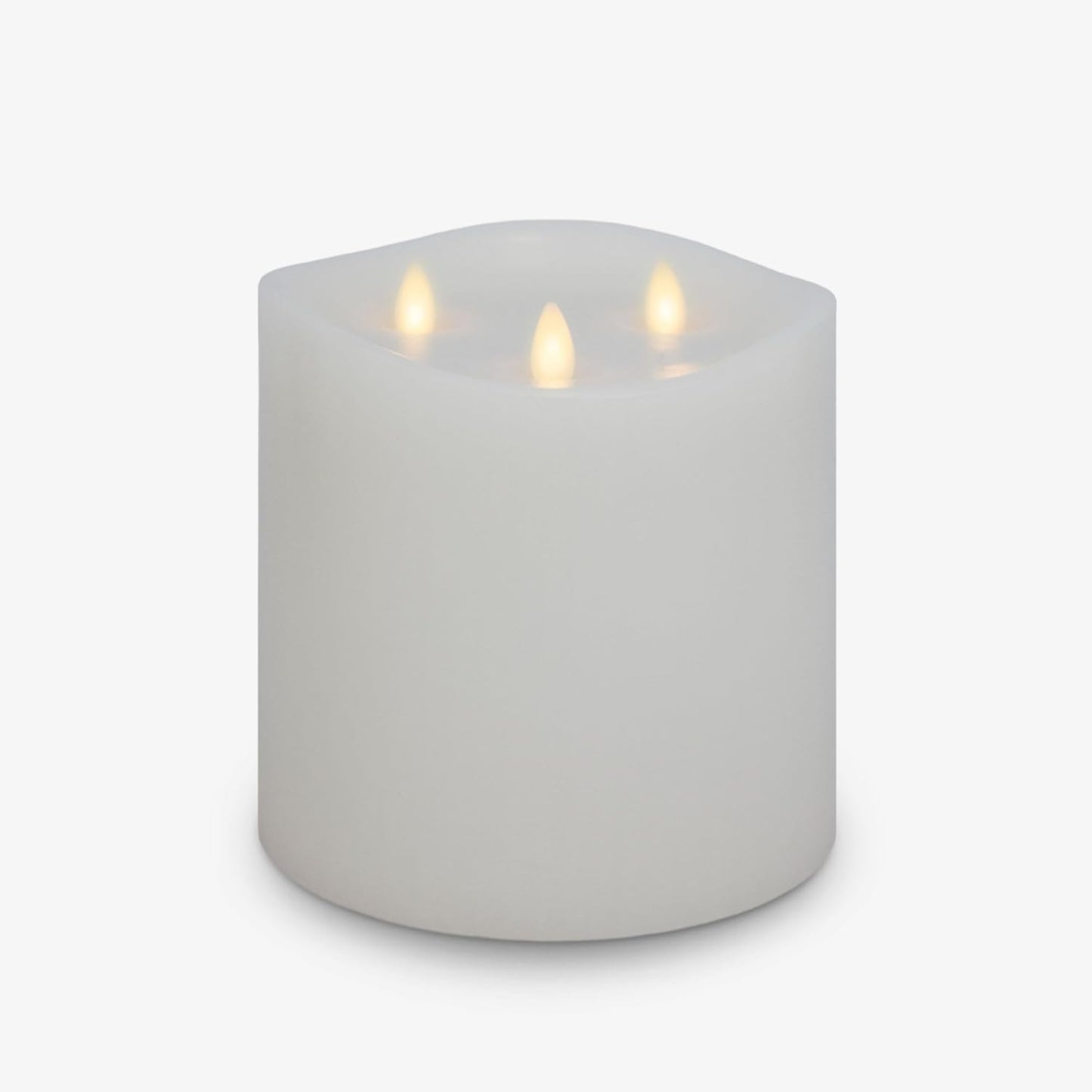 Luminara Tri-Flame Battery Powered Cordless Indoor LED Candle for Decoration (Used)