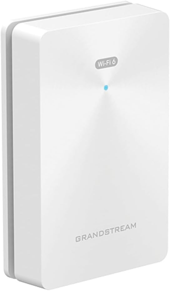 Grandstream GWN7661 Hybrid WiFi 6 In-Wall Dual-Band Wireless Access Point, White (Used)
