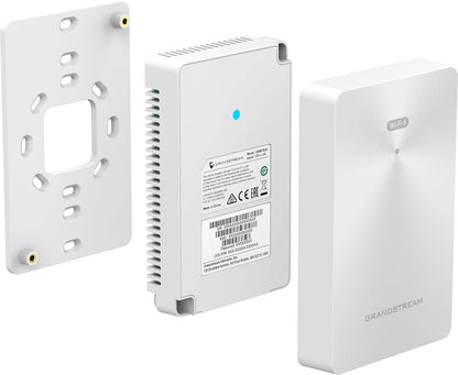 Grandstream GWN7661 Hybrid WiFi 6 In-Wall Dual-Band Wireless Access Point, White (Used)