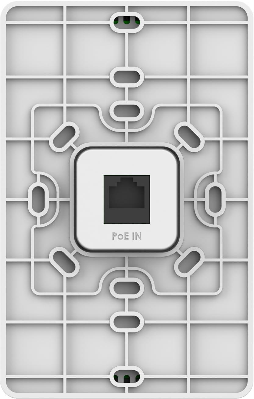 Grandstream GWN7661 Hybrid WiFi 6 In-Wall Dual-Band Wireless Access Point, White (Used)