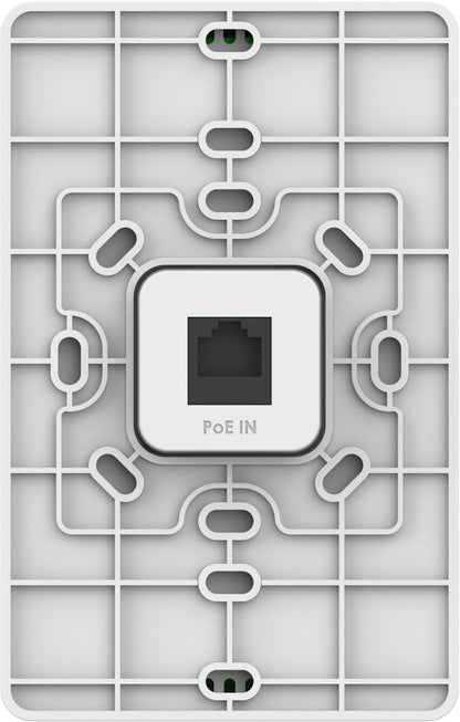 Grandstream GWN7661 Hybrid WiFi 6 In-Wall Dual-Band Wireless Access Point, White (Used)