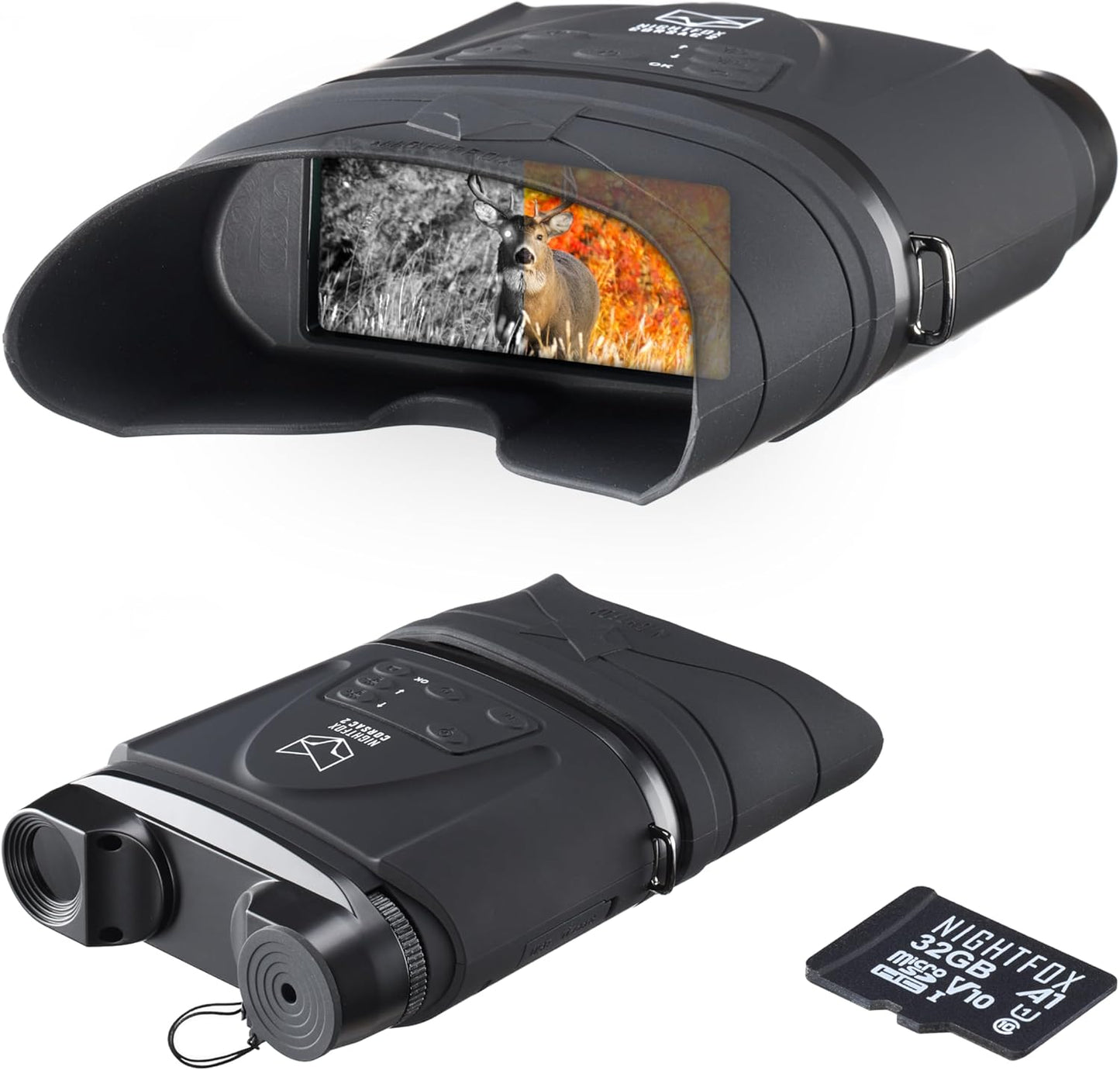 Nightfox Corsac 2 32GB 1080p HD Digital Infrared Night Vision Goggles - Black (Like New)