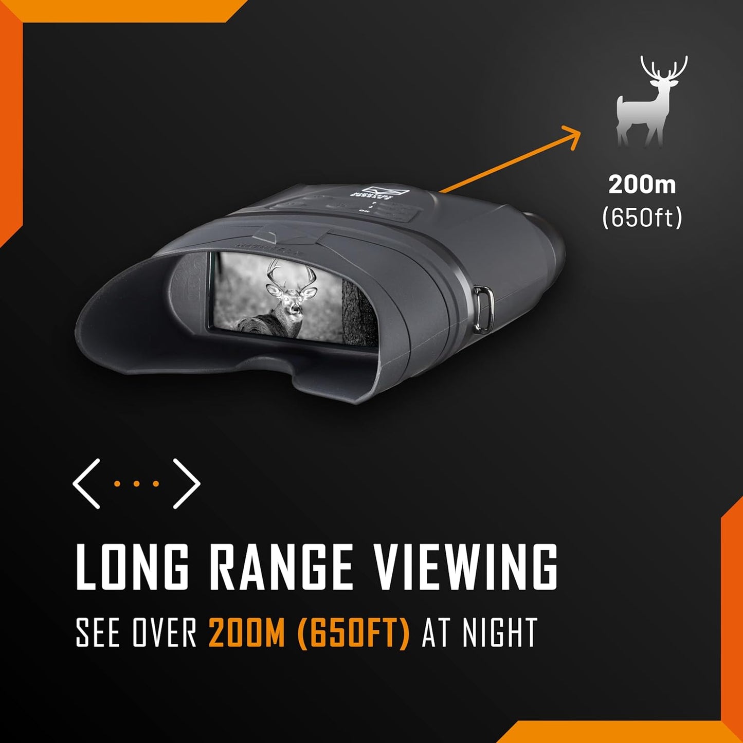 Nightfox Corsac 2 32GB 1080p HD Digital Infrared Night Vision Goggles - Black (Like New)