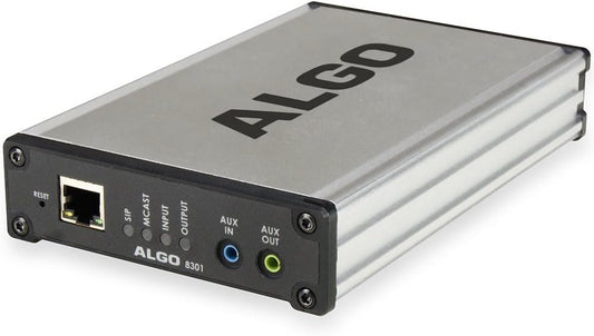 Algo 8301 PoE IP Voice Paging Adapter with Audio Streaming and Bell Scheduler (Like New)