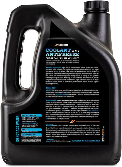 Mishimoto Liquid Chill® OE Coolant, European/Asian Vehicles, 1 Gallon - Blue (Like New)