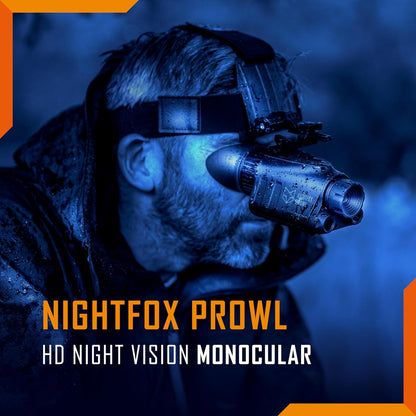 Nightfox Prowl Head Mounted Airsoft Night Vision Goggles for Bump Helmet - Black (Used)