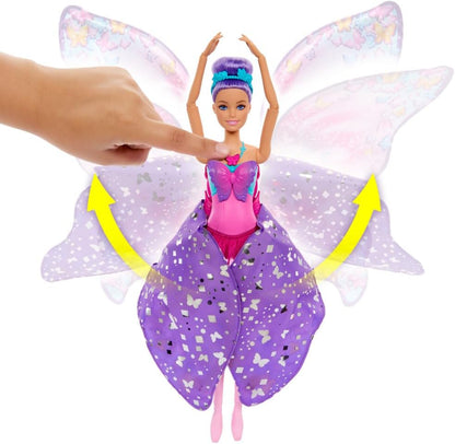 Barbie ‎HXJ10 Dance & Flutter Doll w/ Opening Wings for 3+ Year kids, Multicolor (Like New)