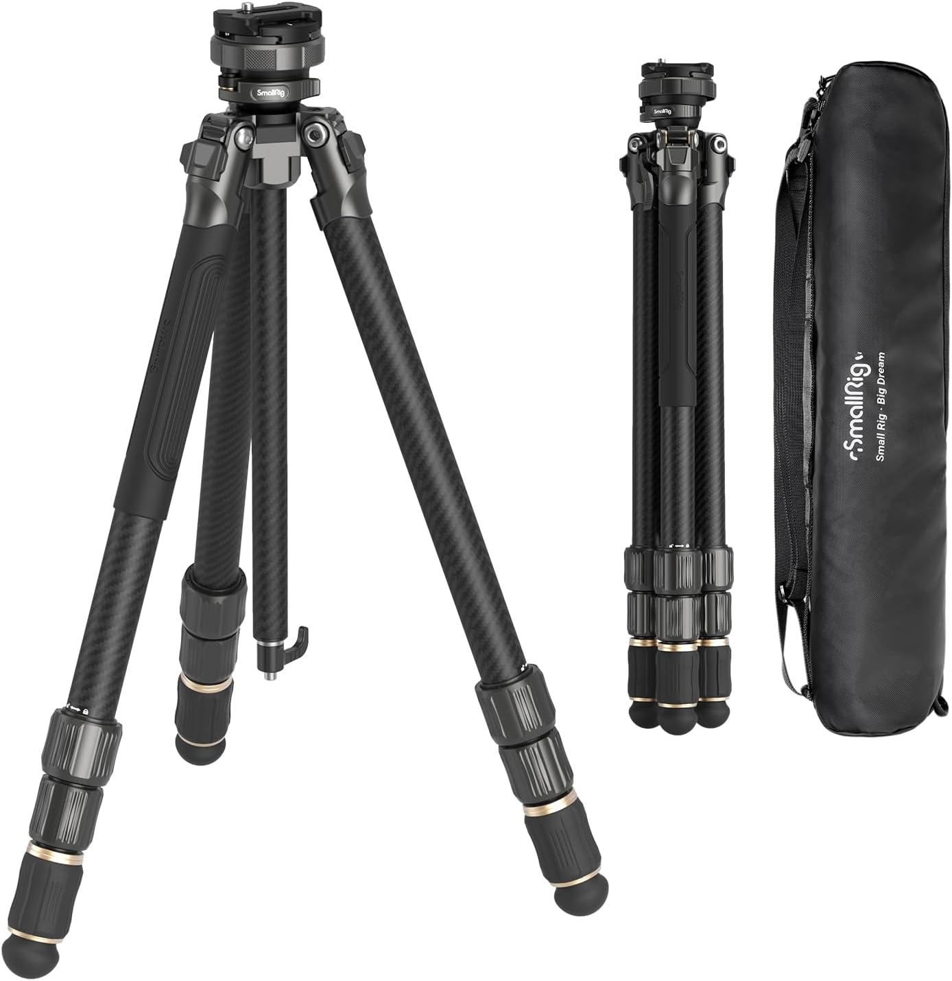 Smallrig 4353-CF FreeSpeed Travel Photography Camera Tripod with Ball Heads (Like New)