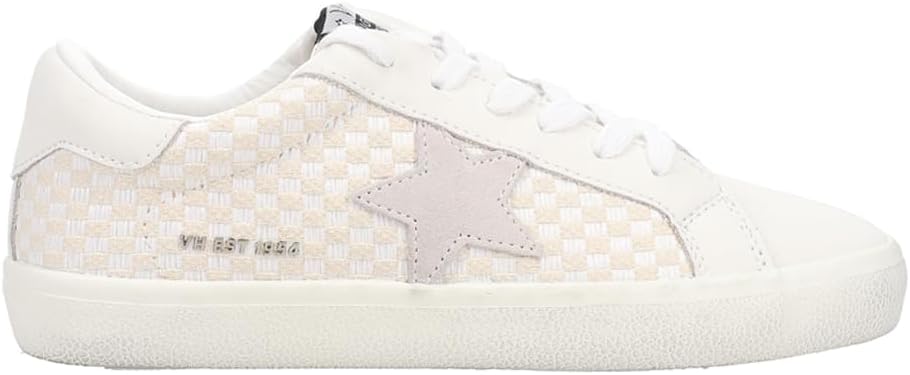 Vintage Havana Women's Flair Slip On Sneakers - Natural Checkered, Size 10 (Used, No Retail Box)