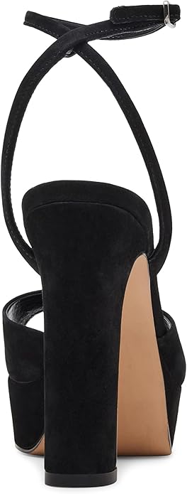 Steve Madden Assured Block Heeled Sandal for Women, Synthetic Rubber Sole (Used)
