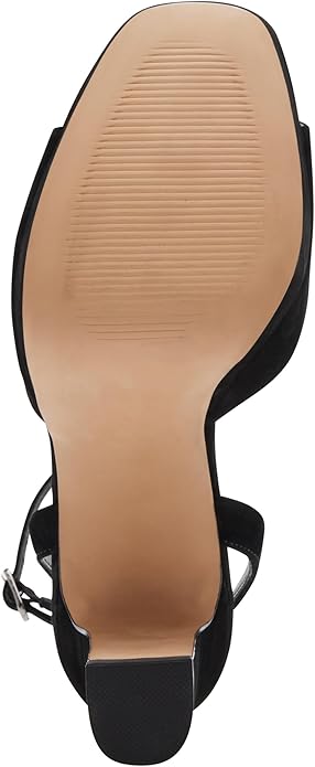 Steve Madden Assured Block Heeled Sandal for Women, Synthetic Rubber Sole (Used)