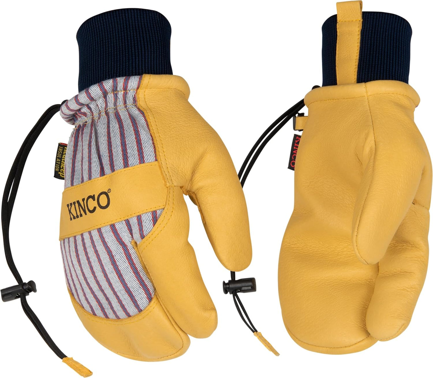 Kinco 1927KWLT Comfortable Heatkeep Insulated Pull-On Ski Work Gloves for Adult (Like New)