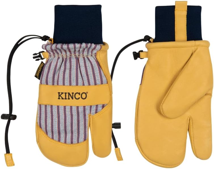 Kinco 1927KWLT Comfortable Heatkeep Insulated Pull-On Ski Work Gloves for Adult (Like New)