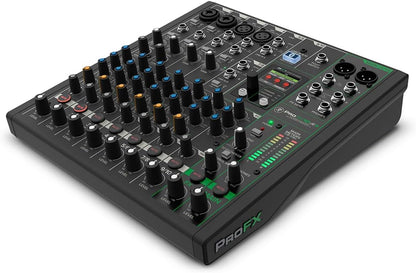 Mackie ProFX10v3+ 10-Channel Professional Analog Audio Mixer with USB, 10 Volts (Used)