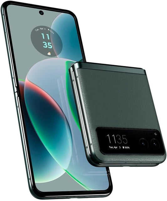 Motorola Moto Razr 5G 2023 128GB+8GB 6.9" AT&T Foldable Smartphone, Sage Green (Used)
