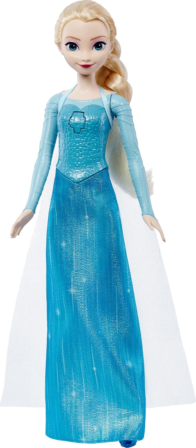 Mattel HLW55 Disney Singing Elsa 11.8" Frozen Doll Toys with Signature Clothing (Like New)