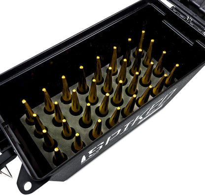Mishimoto Spiked Lug Nuts, Fits with M14x1.5 Studs and Acorn-Style Seats - Gold (Like New)