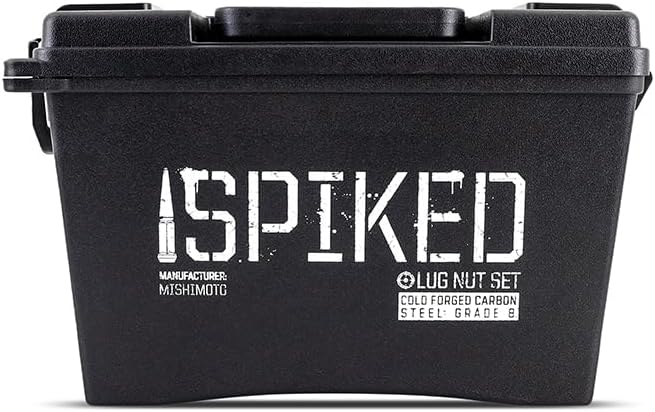 Mishimoto Spiked Lug Nuts, Fits with M14x1.5 Studs and Acorn-Style Seats - Gold (Like New)