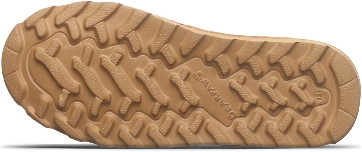 BEARPAW Shorty Youth Pull-On Wool Lined Comfortable Winter Boot with Flat Heel (Used)