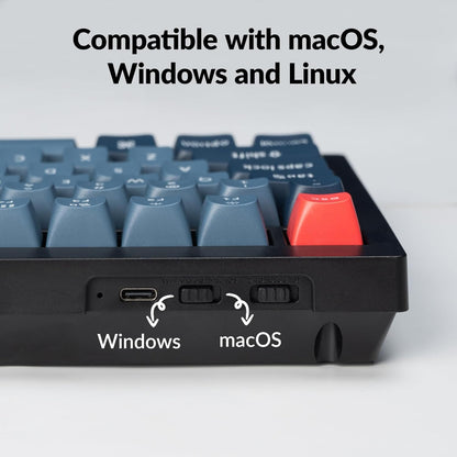 Keychron V1 Max Custom Wireless Mechanical Gaming Keyboard for Mac Windows Linux (Used)