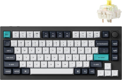 Keychron Q1 Max RGB 84 Keys Wireless Mechanical Gaming Keyboard for Window/Linux (Used)