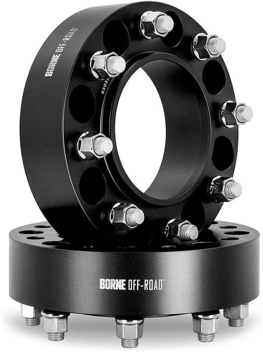 ‎Borne Off-Road BNWS-008-500BK Wheel Spacers for 1999+ Chevrolet Silverado 2500 (Like New)