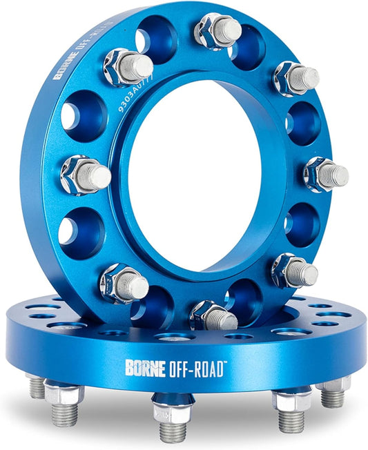 Borne BNWS-009-250BL Wheel Spacers for 2011+ Chevrolet Silverado 2500 - Blue (Used)