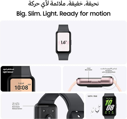 SAMSUNG Galaxy FIT 3 40MM 2025 1.6" Display IP68 w/ 14 Days Battery Life, Black (Like New)