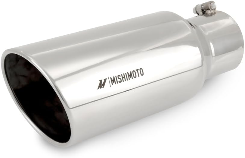 Mishimoto MMEXH-TIP-DSL46 Diesel Stainless-Steel Exhaust Tip,6” Outlet, 4” Inlet (Like New)