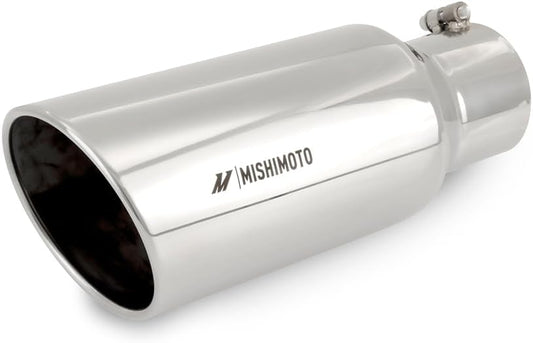 Mishimoto MMEXH-TIP-DSL46 Diesel Stainless-Steel Exhaust Tip,6” Outlet, 4” Inlet (Like New)