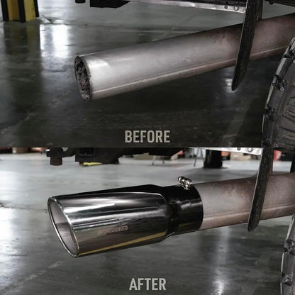 Mishimoto MMEXH-TIP-DSL46 Diesel Stainless-Steel Exhaust Tip,6” Outlet, 4” Inlet (Like New)
