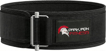 Dark Iron Fitness Self-Locking Weight Lifting Belt for Powerlifting/Squats (Like New)