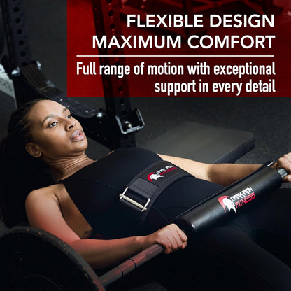 Dark Iron Fitness Self-Locking Padded Weight Lifting Belt for Gym & Training (Like New, No Retail Box)