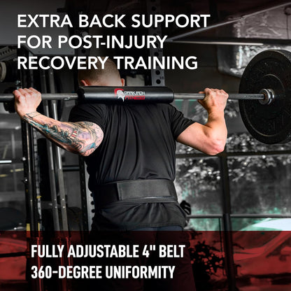 Dark Iron Fitness Self-Locking Padded Weight Lifting Belt for Gym & Training (Like New, No Retail Box)