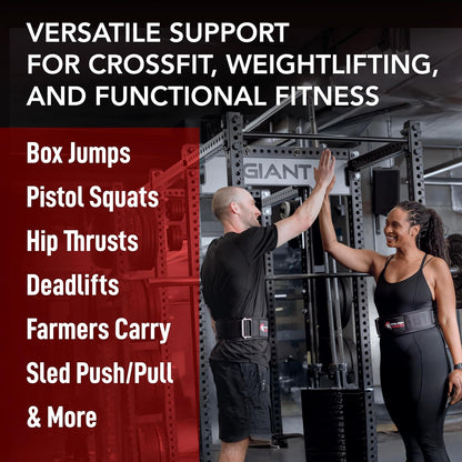 Dark Iron Fitness Self-Locking Padded Weight Lifting Belt for Gym & Training (Like New, No Retail Box)