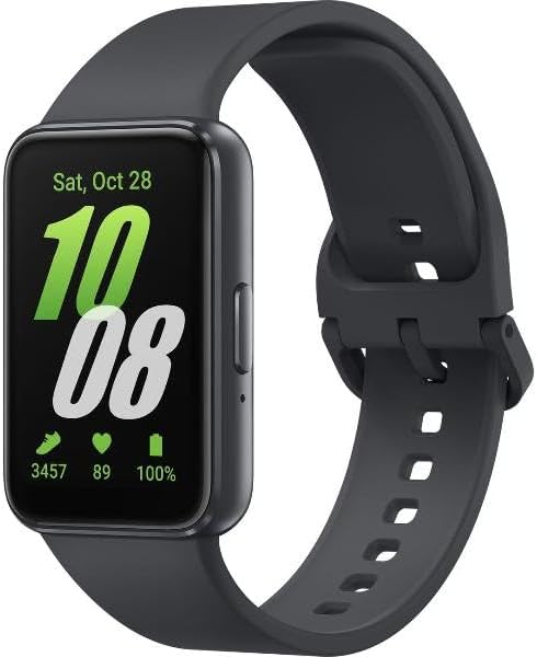 Samsung Galaxy FIT 3 Activity Tracker Smart Watch w/ 1.6" AMOLED Display - Black (Like New)