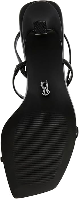Steve Madden Leather Locke Heeled Sandal for Women, Synthetic Rubber Sole (Used)