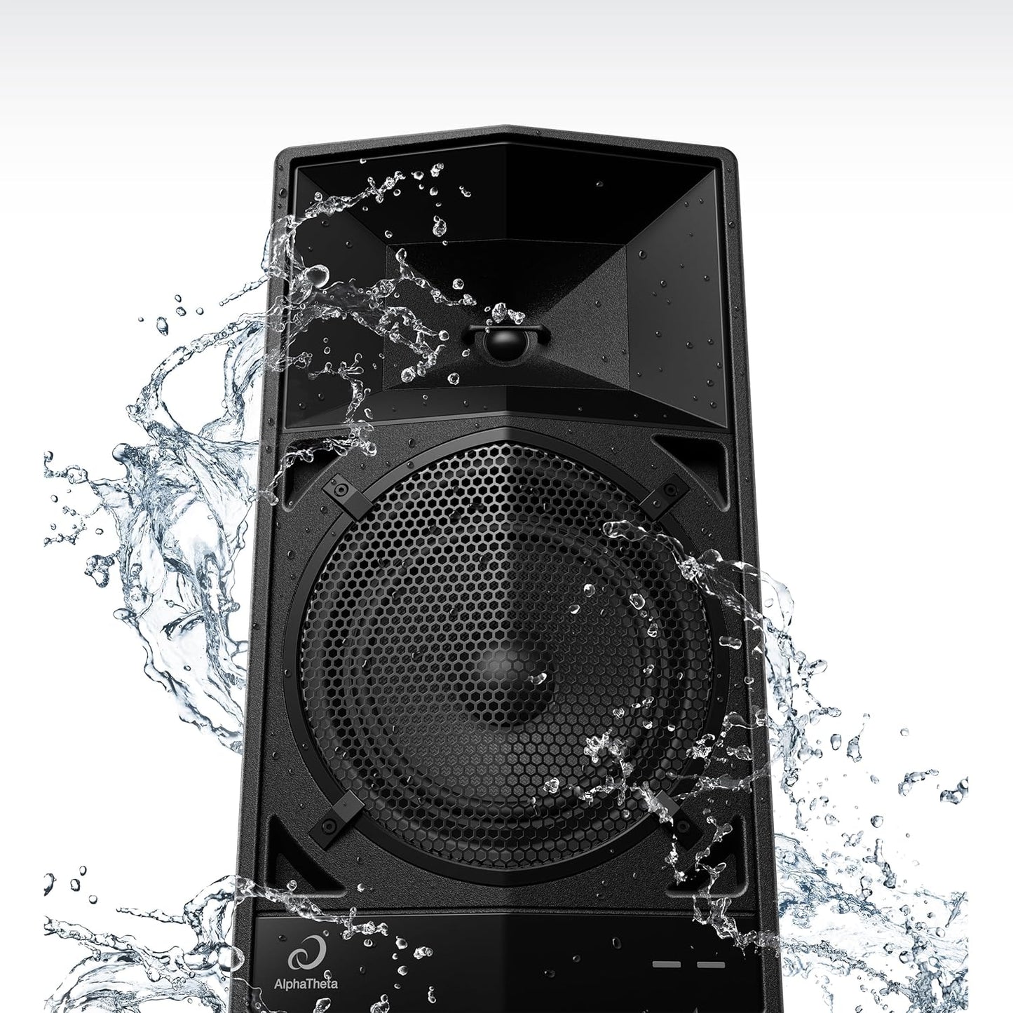 AlphaTheta WAVE-EIGHT 8" Bluetooth DJ Speaker with SonicLink, 100 Watts - Black (Used)