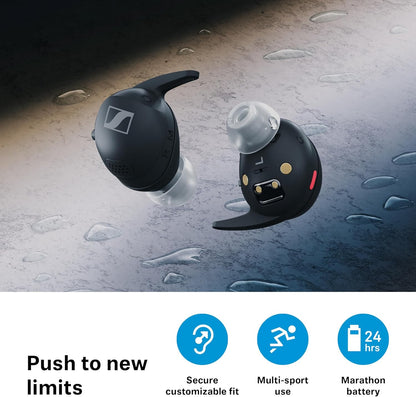 Sennheiser MOMENTUM Sport 14500-850 Waterproof Wireless Earbuds w/ ANC, 16 ohms (Used)