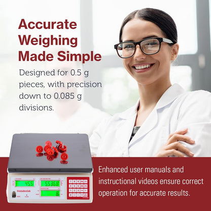 Fristaden Lab Hochoice 30kg High-Accuracy Industrial LCD Digital Counting Scale (New)