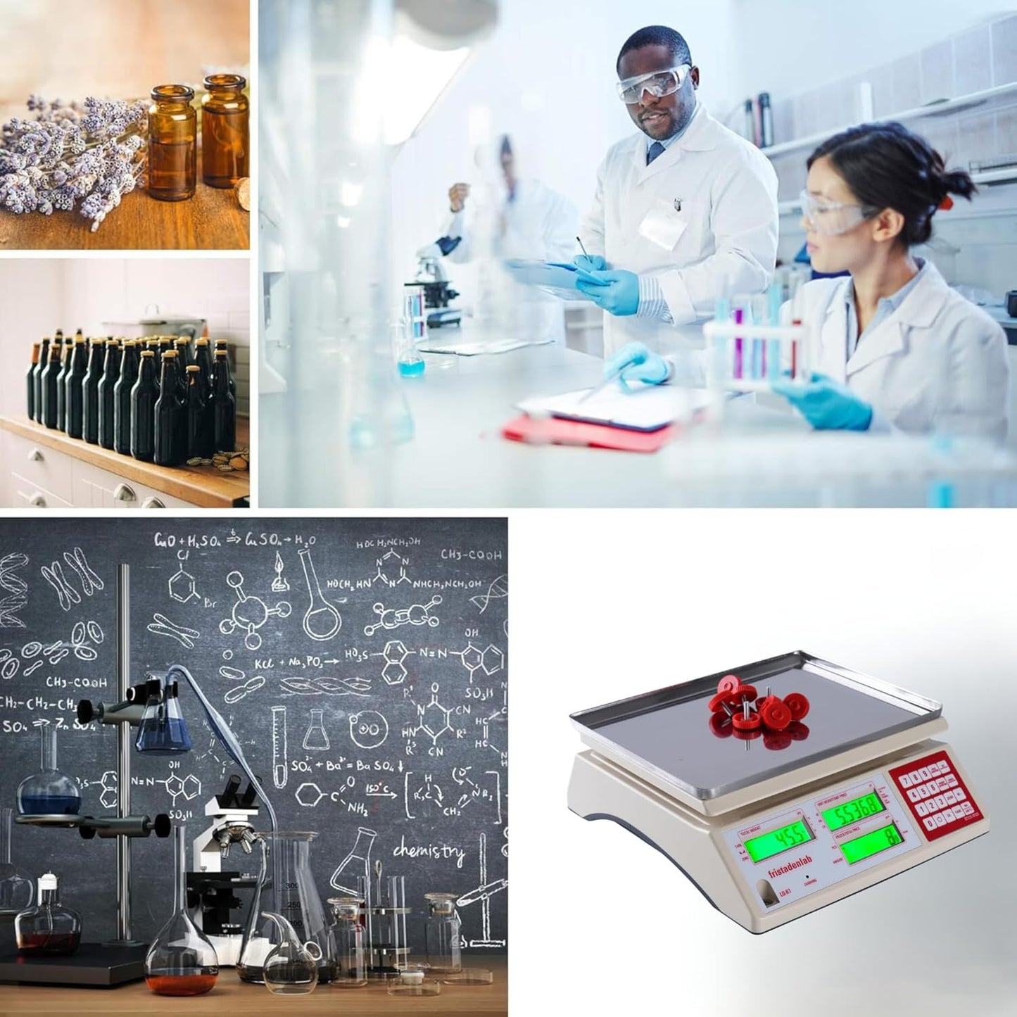 Fristaden Lab Hochoice 30kg High-Accuracy Industrial LCD Digital Counting Scale (Like New)
