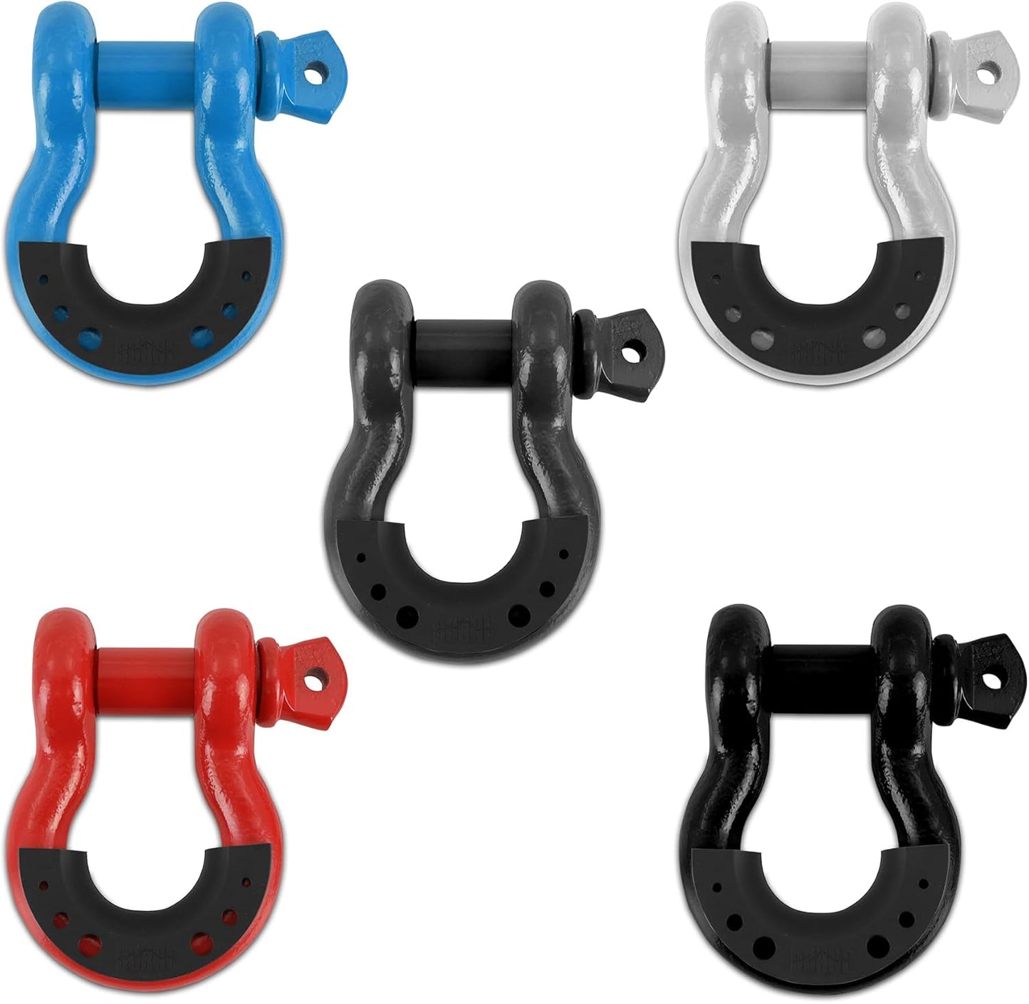 Mishimoto BNDR-GM 3/4" Steel D-Ring Shackle Set for Snowmobile/Truck, 2 Pieces (Like New)