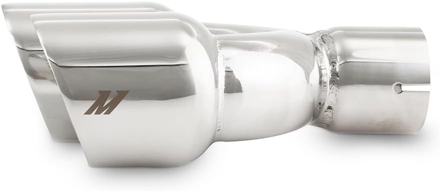 Mishimoto MMEXH-TIP-FSTP Dual Offset Exhaust Tips, 2.5" Inlet with 3" Outlets (Like New, No Retail Box)