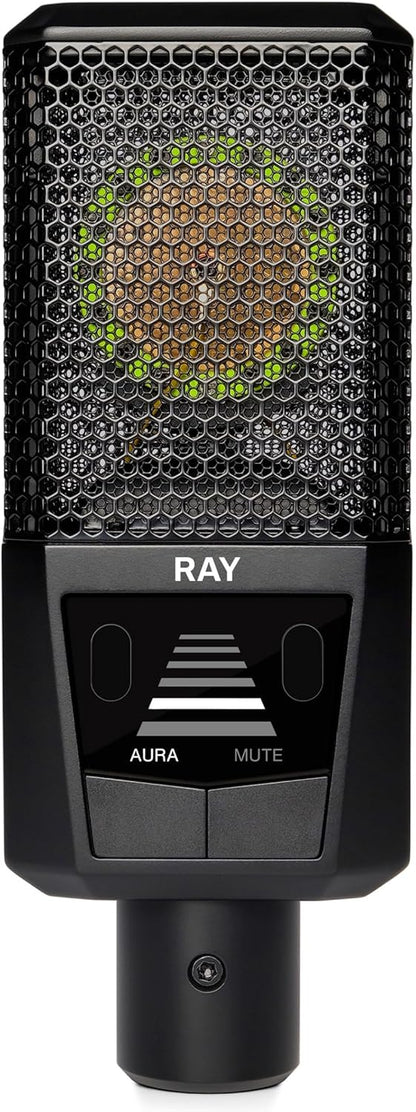 Lewitt RAY AURA Tech Condenser Large-Diaphragm Microphone Fit for Camera - Black (Like New)