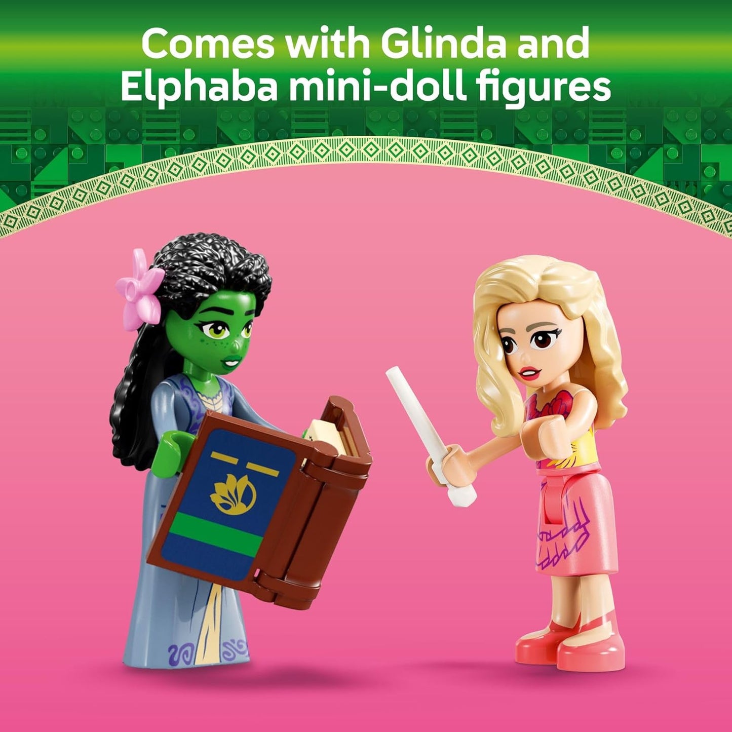 LEGO Wicked Glinda & Elphaba's Dormitory Building Toys for Girls & Boys, 740 pcs (Like New)