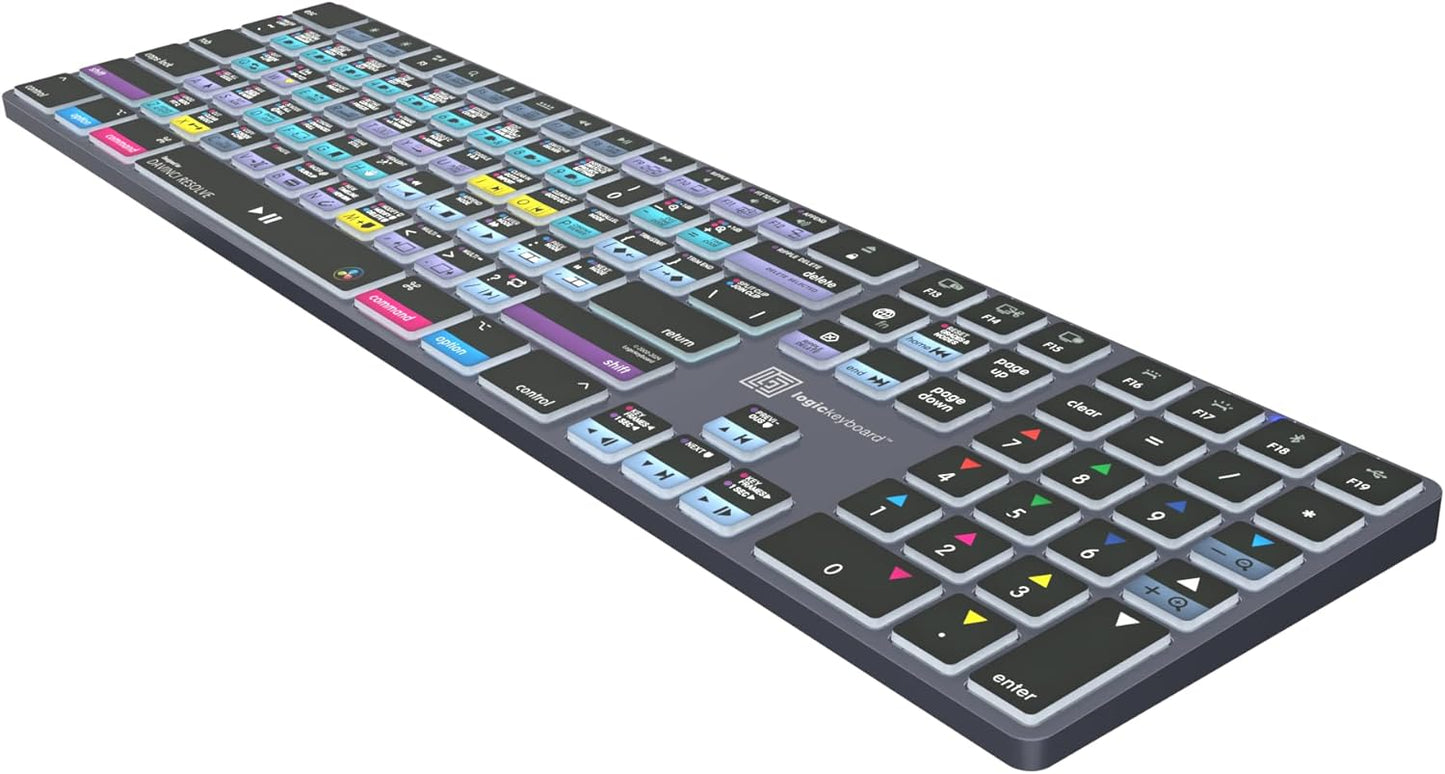 Logickeyboard Lkb-Resb-Tm-Us Titan Battery Powered Wireless Computer Keyboard (Used)