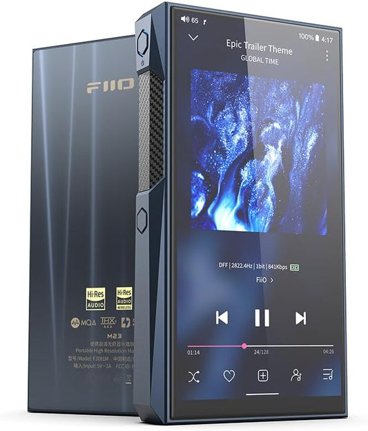 FiiO M23 Hi-Res Android MP3 Music Player Compatible w/ Headphone/Speaker - 5.5" (Like New)