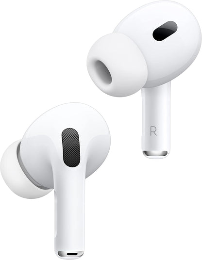 Apple MTJV3LL/A AirPods Pro 2 Waterproof Wireless Earbuds w/ ANC, 24 ohm - White (New)