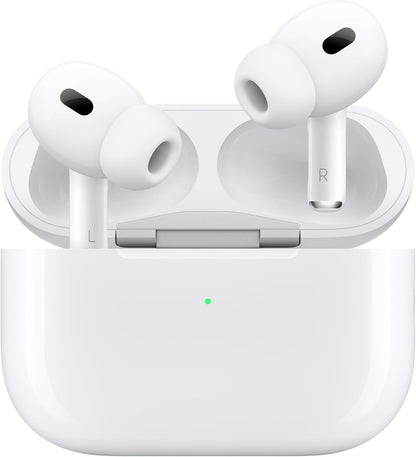 Apple MTJV3LL/A AirPods Pro 2 Waterproof Wireless Earbuds w/ ANC, 24 ohm - White (New)